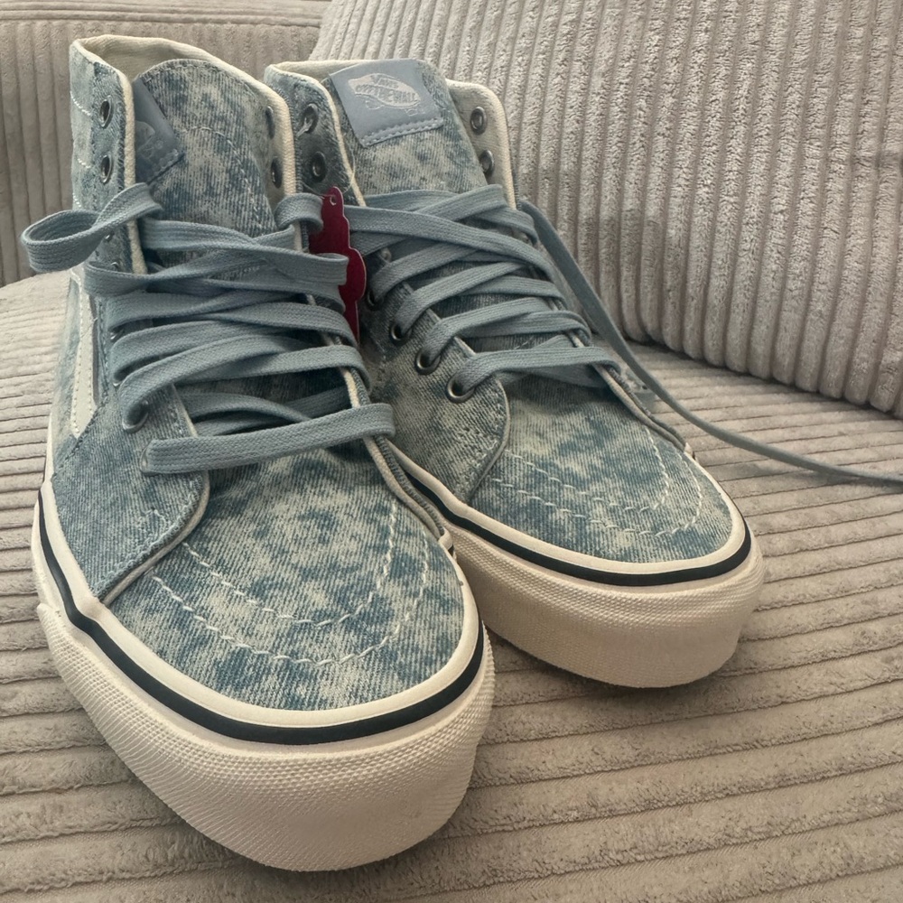 Vans Denim Blue acid wash High-Tops - Picture 7 of 8